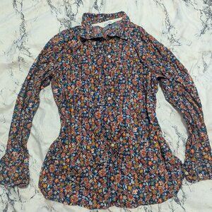 Old Navy large women's floral button up shirt
